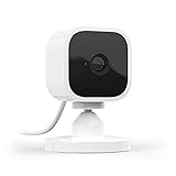 Blink Mini – Compact indoor plug-in smart security camera, 1080p HD video, night vision, motion detection, two-way audio,...