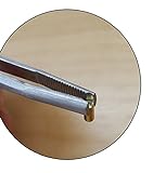 Lock Pin Tumbler Tweezers - Brushed Stainless Steel, for Locksmith Pinning & Rekeying Kit