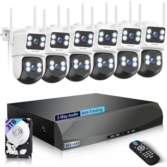 4MP Wireless PTZ Security Camera with 360° View