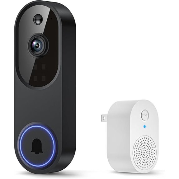 Smart Video Doorbell Camera with AI Motion Detection