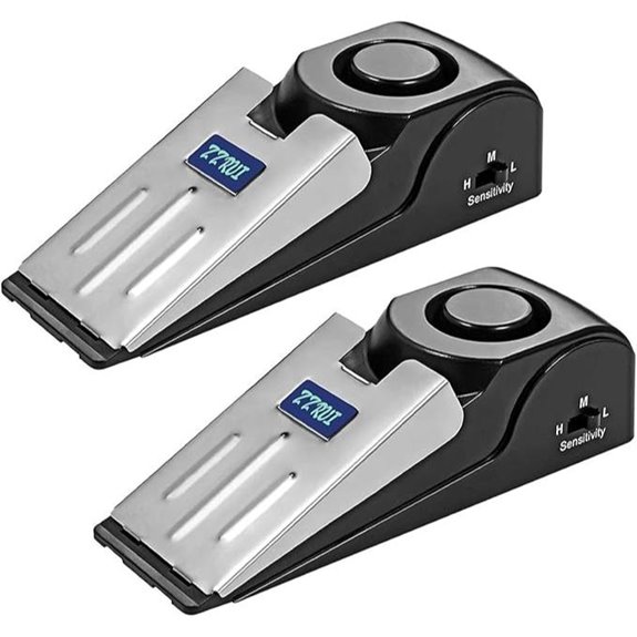 ZZRUI 2 Pack Door Stop Alarm with 120dB Siren