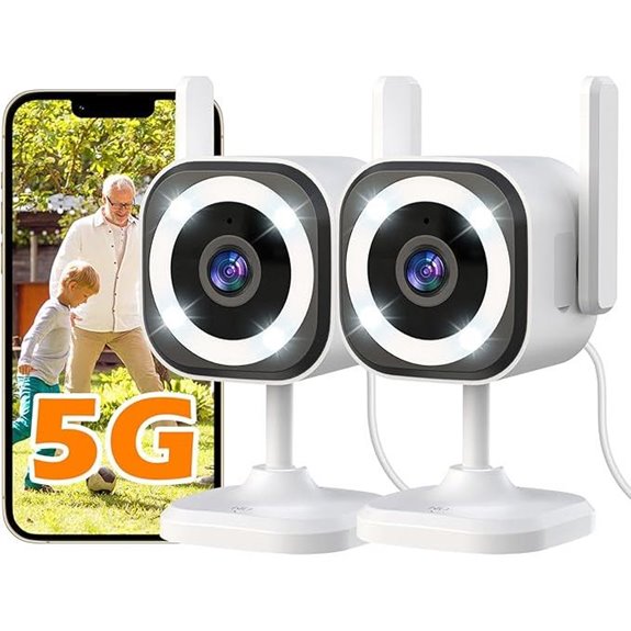 5G Outdoor/Indoor Security Camera 2-Pack