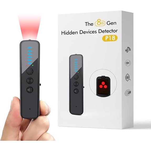 Upgraded AI-Powered Hidden Camera Detector & GPS Tracker