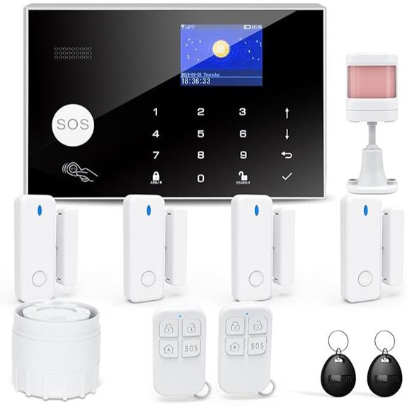 Wireless WiFi Smart Home Security System (11 Pieces)