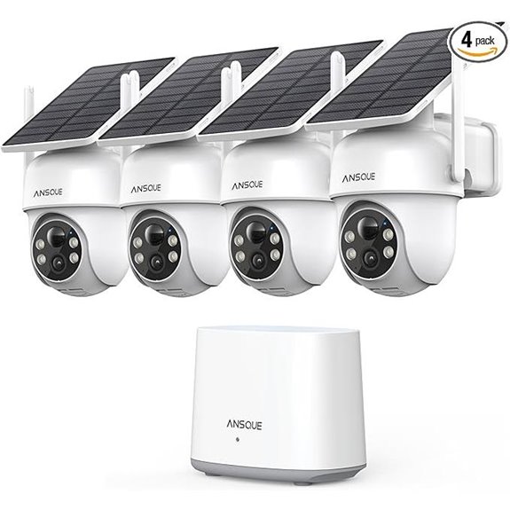 Wireless Outdoor Security Camera System (4 Camera Kit)