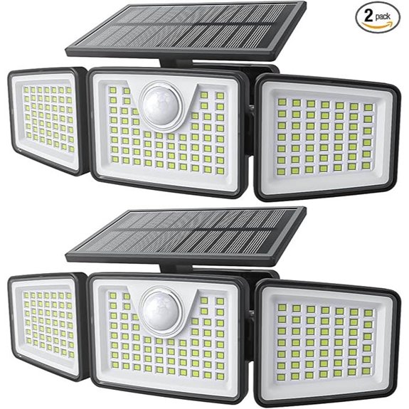Daphino 2500LM Solar Motion Sensor Outdoor Lights