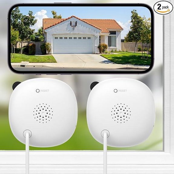 2K No Drill Window Cameras for Home Security (2-Pack)