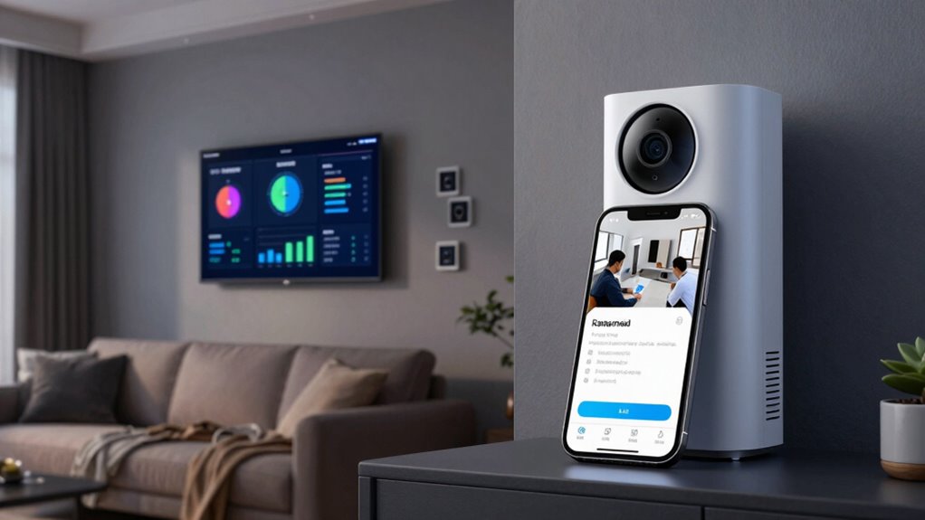 smart locks and surveillance cameras