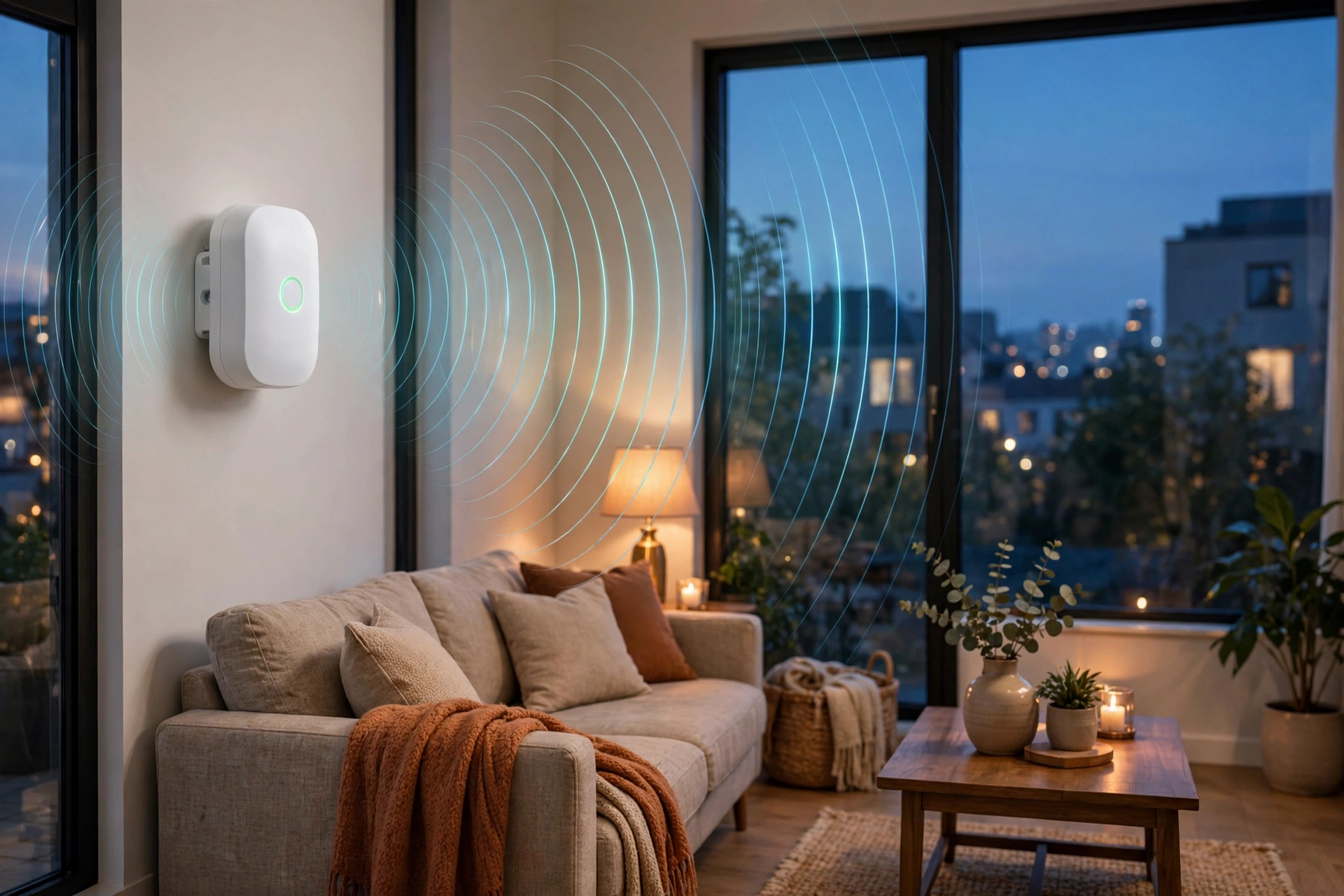 How glass break sensors protect a home at night