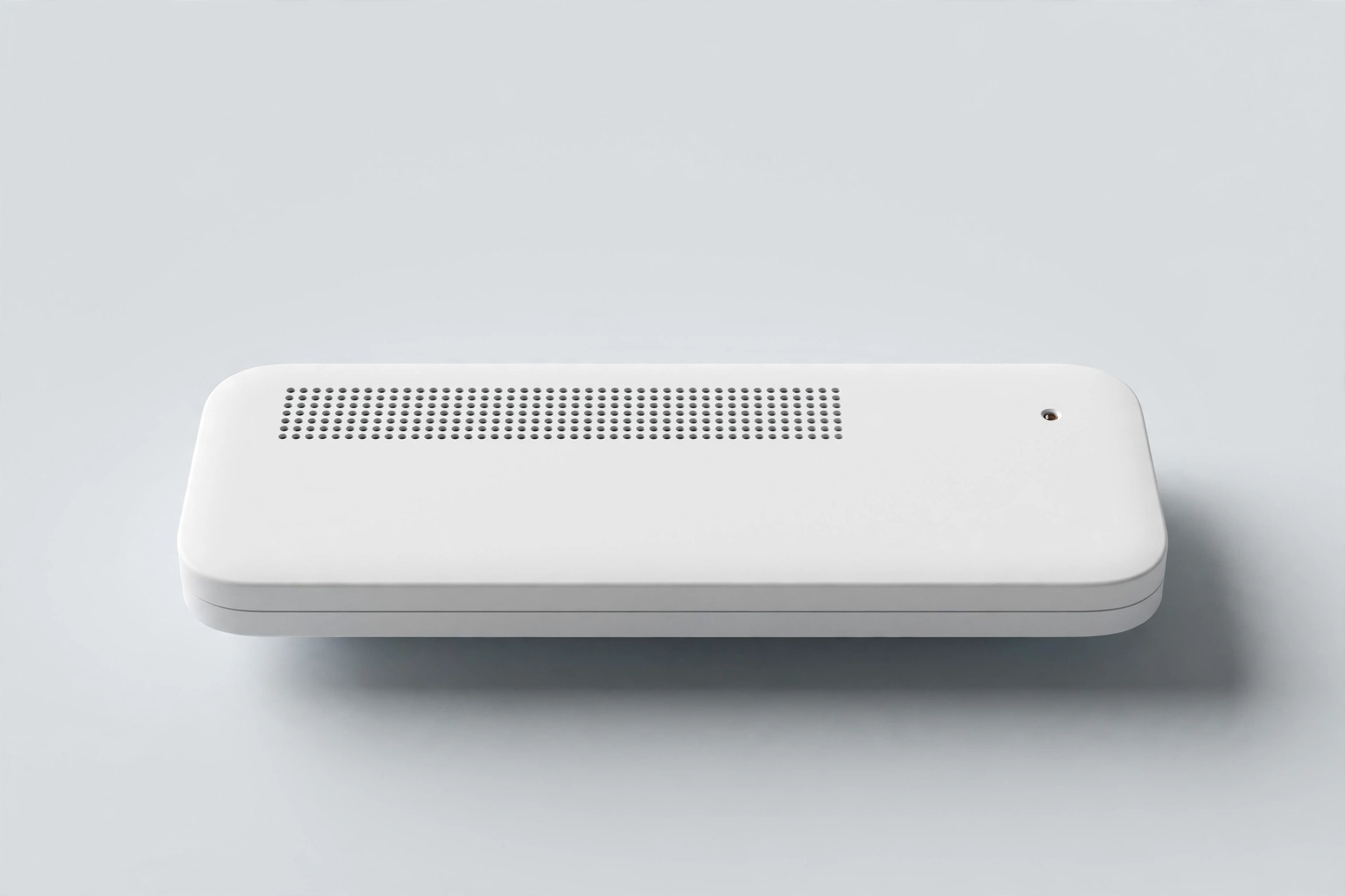 Slim low-profile white smoke and CO combo detector